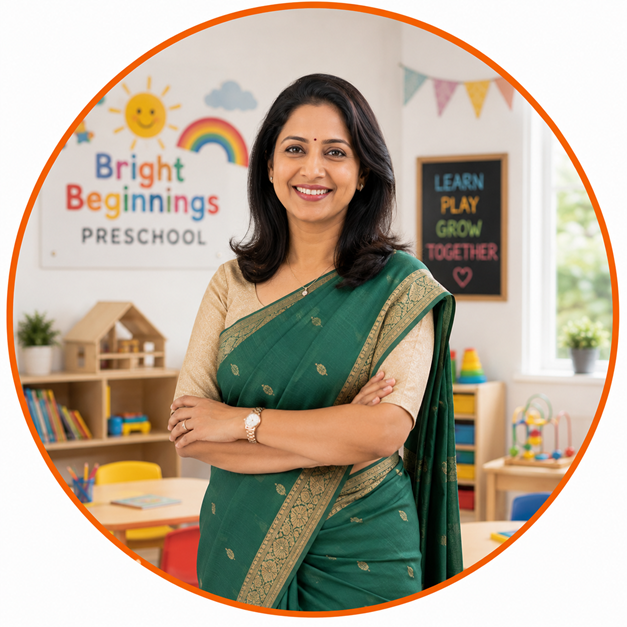 BrainCarve Preschool Owner Partner Portrait